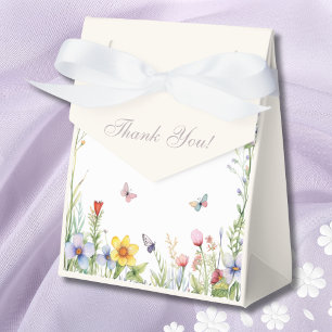 Summer Wildflower Boho Floral Bridal Shower Favor Box