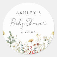 Summer Wildflower Field Baby Shower