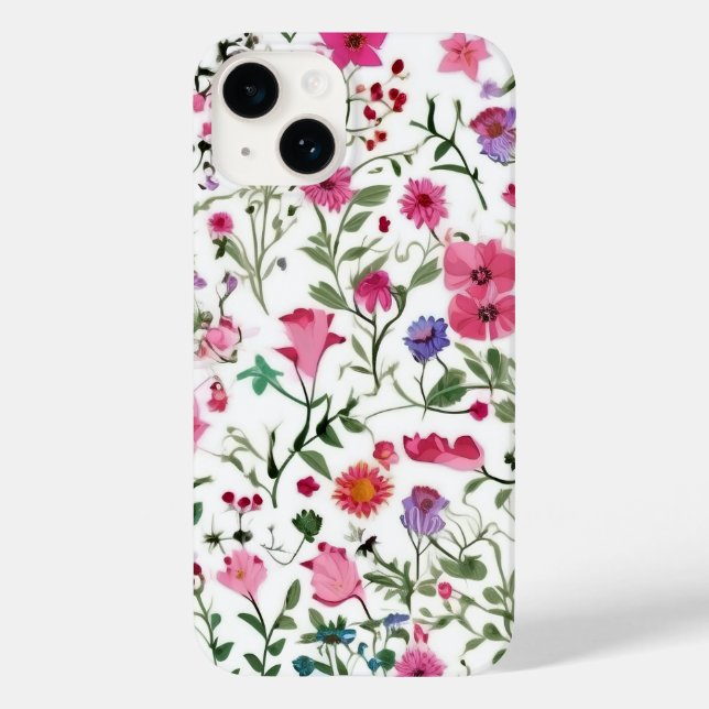 Summer Wildflower Garden Case-Mate iPhone Case (Back)