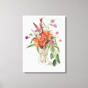 Summer Wildflowers Canvas Print