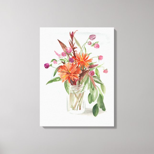 Summer Wildflowers Canvas Print (Front)