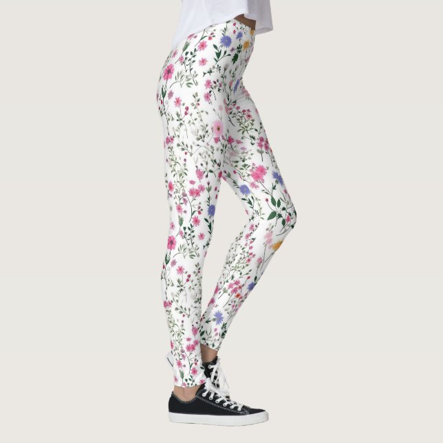 Summer Wildflowers Leggings (Right)
