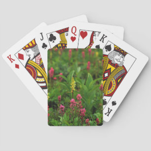 Summer Wildflowers Send Forth A Riot Of Colour Playing Cards