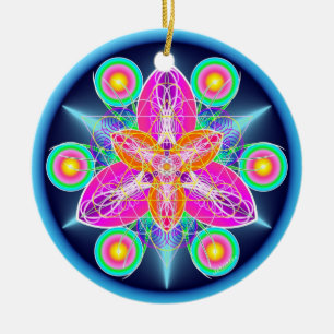 Summer/Winter Ceramic Ornament
