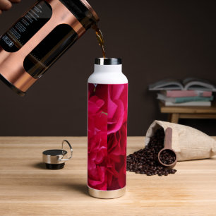 Summer & Winter Classic Rose Flower Water Bottle