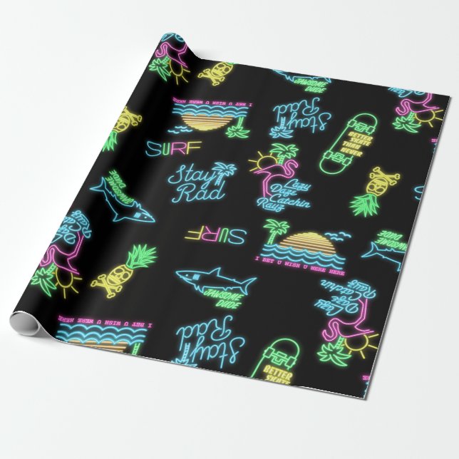 Summer Wrapping paper (Unrolled)