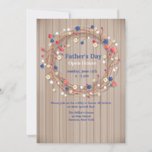 Summer Wreath Invitation
