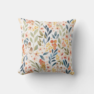 Summer Wreath Outdoor Pillow