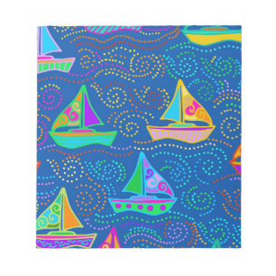 Summer Yachting Notepad