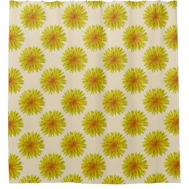Summer Yellow Dandelion Flower on any Colour (Front)