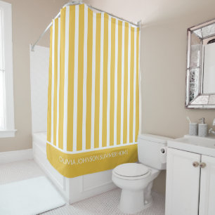 Summer Yellow Striped Customizable Name 