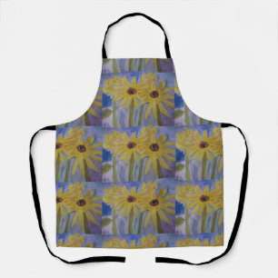 Summer Yellow Sunflowers Apron