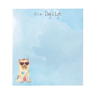 Summer Yorkie Notepad