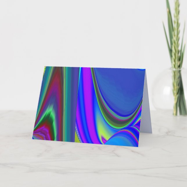 Summerfeeling , Abstract 3D Rainbowart Announcement (Front)