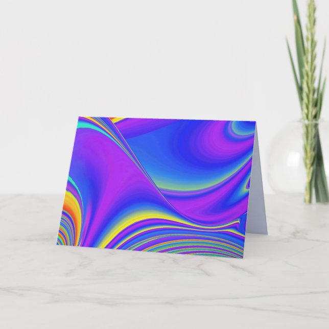 Summerfeeling , Abstract 3D Rainbowart Announcement (Front)