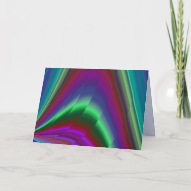 Summerfeeling , Abstract 3D Rainbowart Announcement (Front)