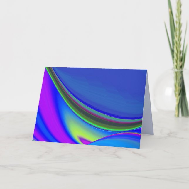Summerfeeling , Abstract 3D Rainbowart Announcement (Front)