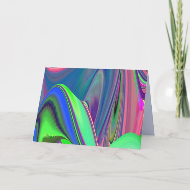Summerfeeling , Abstract 3D Rainbowart Announcement (Front)
