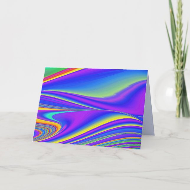 Summerfeeling , Abstract 3D Rainbowart Announcement (Front)