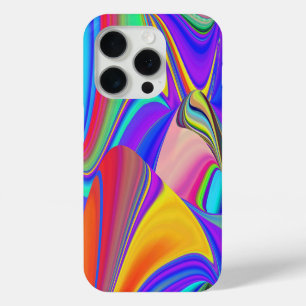 Summerfeeling , Abstract 3D Rainbowart iPhone 15 Pro Case