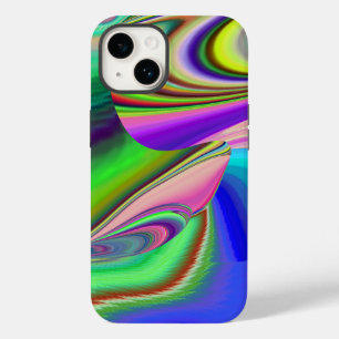 Summerfeeling , Abstract 3D Rainbowart Case-Mate iPhone 14 Case