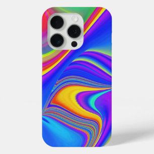 Summerfeeling , Abstract 3D Rainbowart iPhone 15 Pro Case