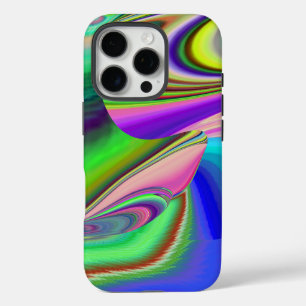 Summerfeeling , Abstract 3D Rainbowart iPhone 16 Pro Case