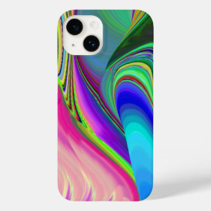 Summerfeeling , Abstract 3D Rainbowart Case-Mate iPhone 14 Case