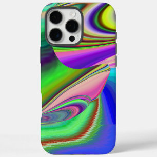 Summerfeeling , Abstract 3D Rainbowart iPhone 16 Pro Max Case