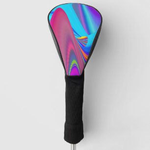 Summerfeeling , Abstract 3D Rainbowart Golf Head Cover