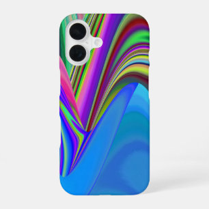 Summerfeeling , Abstract 3D Rainbowart iPhone 16 Case