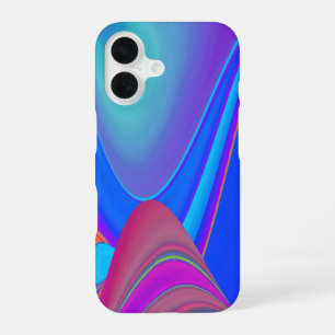 Summerfeeling , Abstract 3D Rainbowart iPhone 16 Case