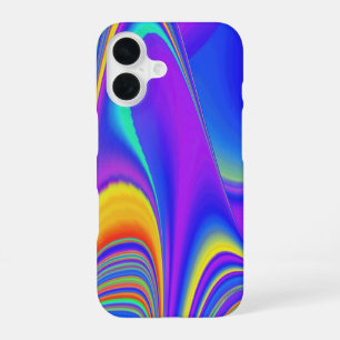 Summerfeeling , Abstract 3D Rainbowart iPhone 16 Case