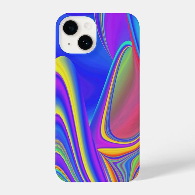 Summerfeeling , Abstract 3D Rainbowart iPhone Case (Back)