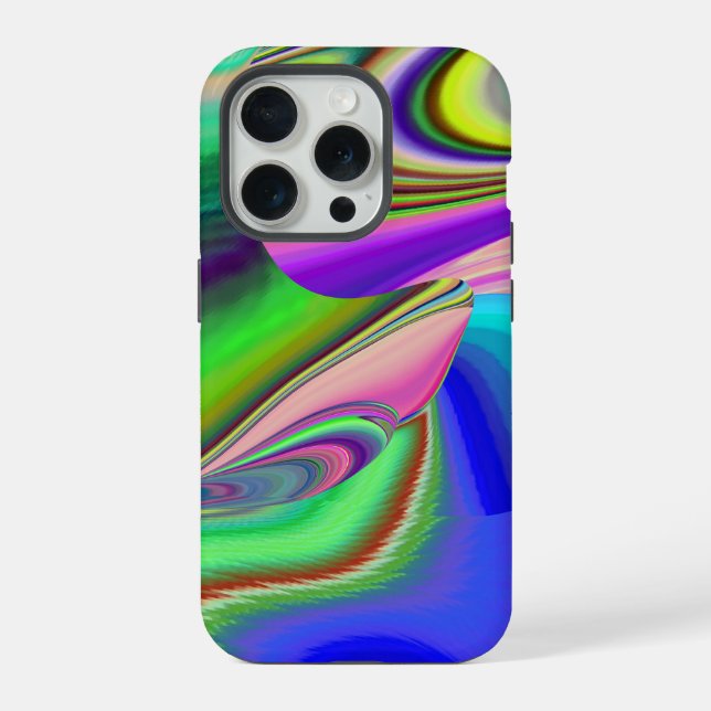 Summerfeeling , Abstract 3D Rainbowart iPhone Case (Back)