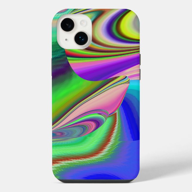 Summerfeeling , Abstract 3D Rainbowart iPhone Case (Back)