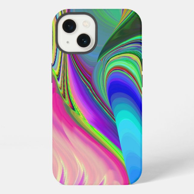 Summerfeeling , Abstract 3D Rainbowart iPhone Case (Back)
