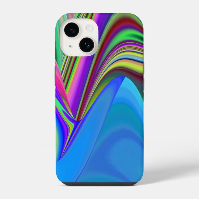 Summerfeeling , Abstract 3D Rainbowart iPhone Case (Back)
