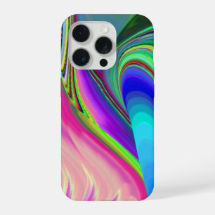 Summerfeeling , Abstract 3D Rainbowart iPhone 15 Pro Case