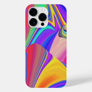 Summerfeeling , Abstract 3D Rainbowart iPhone 14 Pro Max Case