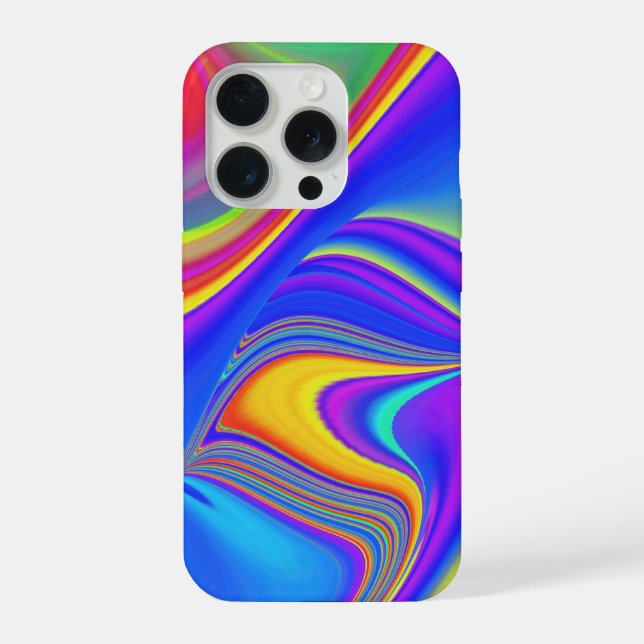 Summerfeeling , Abstract 3D Rainbowart iPhone Case (Back)