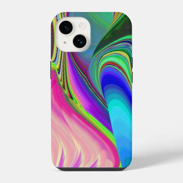 Summerfeeling , Abstract 3D Rainbowart iPhone Case (Back)