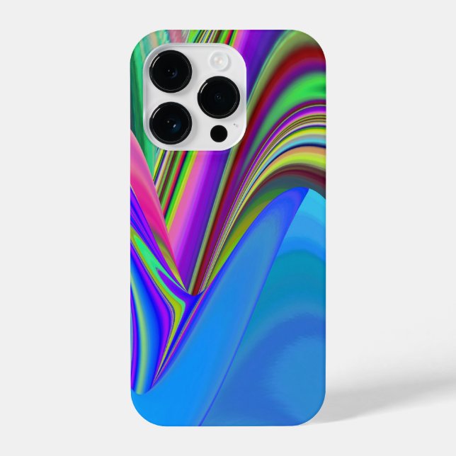 Summerfeeling , Abstract 3D Rainbowart iPhone Case (Back)