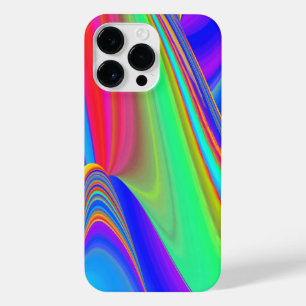 Summerfeeling , Abstract 3D Rainbowart iPhone 14 Pro Max Case