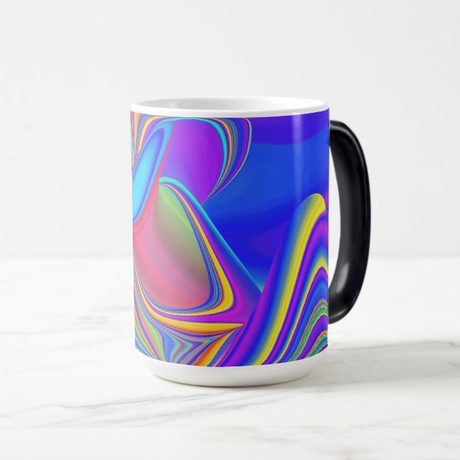Summerfeeling , Abstract 3D Rainbowart Magic Mug (Front Right)