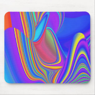 Summerfeeling , Abstract 3D Rainbowart Mouse Pad