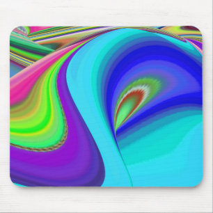 Summerfeeling , Abstract 3D Rainbowart Mouse Pad