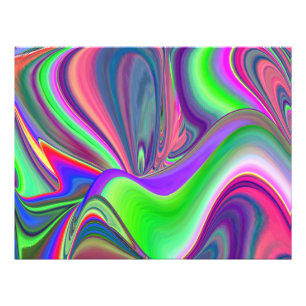 Summerfeeling , Abstract 3D Rainbowart Photo Print