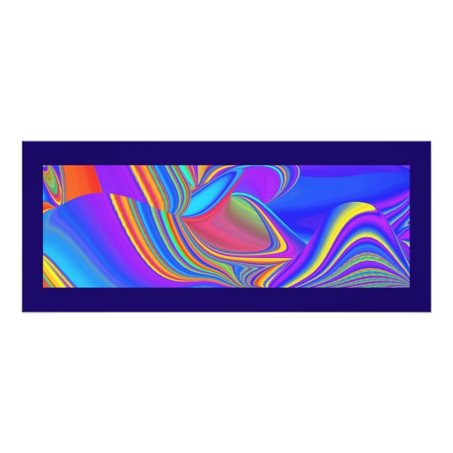 Summerfeeling , Abstract 3D Rainbowart Photo Print (Front)