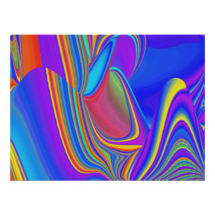 Summerfeeling , Abstract 3D Rainbowart Poster